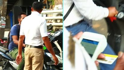 Bengaluru Traffic Police: ಕಳಪೆ ಹೆಲ್ಮೆಟ್ ಧರಿಸಿದ್ದವನಿಂದ 100 ಪಡೆದ ಪೇದೆ ತಲೆದಂಡ