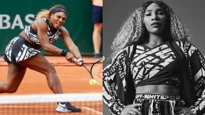 ഫ്രഞ്ച് ഓപ്പണില് സീബ്രാ സ്റ്റൈലുമായി സെറീന; കൈയടിച്ച് ഫാഷന് ലോകം