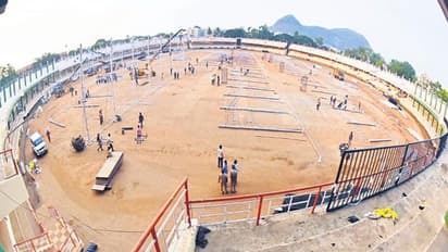 విజయవాడలో ఘనంగా జగన్ ప్రమాణస్వీకారోత్సవం...చకచకా ఏర్పాట్లు (ఫోటోలు)