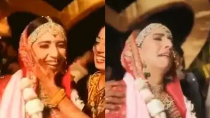 കള്ളക്കരച്ചില് അഭിനയിച്ചും പൊട്ടിച്ചിരിച്ചും ഒരു കല്യാണപ്പെണ്ണ്; വൈറലായി വീഡിയോ