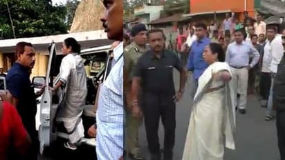 জয় শ্রীরাম ধ্বনি! ফের গাড়ি থেকে নেমে তেড়ে গেলেন মমতা