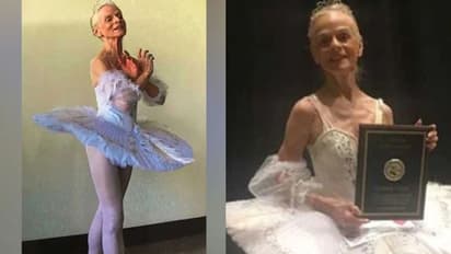 ഹൈ ഹീല്സില് ബാലേ നൃത്തം; ഈ 'ചെറുപ്പക്കാരിയുടെ' പ്രായം 78