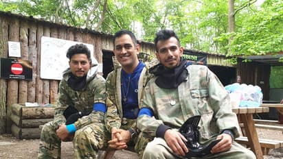 Photos: Team India's fun day out in the woods ahead of World Cup 2019 opener; Chahal performs haka