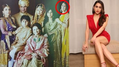 पापा सैफ की शादी में ऐसे पहुंची सारा अली खान