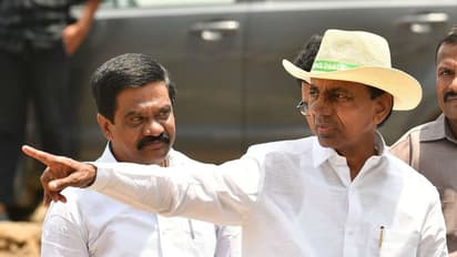 కాళేశ్వరం ప్రాజెక్టు పనులను పరిశీలించిన కేసీఆర్ (పోటోలు)