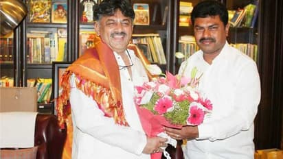 ಡಿ.ಕೆ.ಶಿವಕುಮಾರ್ ಭೇಟಿ ಮಾಡಿದ ಬಿಜೆಪಿ ಸಂಸದ ಬಿ.ವೈ ರಾಘವೇಂದ್ರ