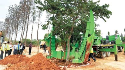 ಬೆಂಗಳೂರು ವಿಮಾನ ನಿಲ್ದಾಣದಲ್ಲಿದ್ದ 7 ಸಾವಿರ ಮರಗಳ ಸ್ಥಳಾಂತರ