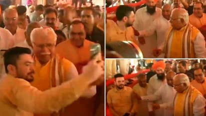 ಸಿಎಂ ಜೊತೆ ಸೆಲ್ಫಿಗೆ ಪಟ್ಟು: ಯುವಕನ ಮೇಲೆ ಖಟ್ಟರ್ ಸಿಟ್ಟು!: ವಿಡಿಯೋ ವೈರಲ್