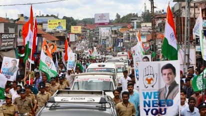 ജയിപ്പിച്ച ജനത്തിന് നന്ദി: രാഹുൽ ഗാന്ധിയുടെ റോഡ് ഷോ അവസാനിച്ചു