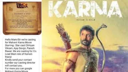 വിക്രം ചിത്രം കര്‍ണന്‍റെ പേരില്‍ സാമ്പത്തിക തട്ടിപ്പ്; സംവിധായകന്‍ വിമല്‍ മുഖ്യമന്ത്രിക്ക് പരാതി നല്‍കി