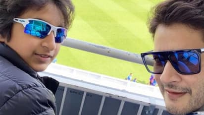 ഓവലിലെ ആവേശം പങ്കിട്ട് മഹേഷ് ബാബു; 'മഹര്‍ഷി' സംവിധായകനും മകനുമൊപ്പം