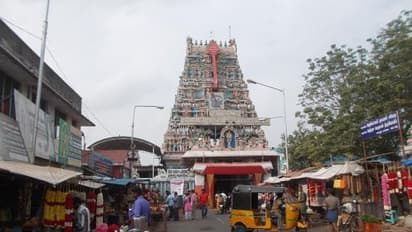 தர்ப்பணம் செய்ய ரூ.500... மு.க.ஸ்டாலின் படத்துடன் கோயிலில் அடாவடி வசூல்..!