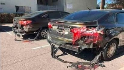 Fact Check : ಬಿಸಿಲಿನ ಶಾಖಕ್ಕೆ ಕರಗಿಹೋದ ಕಾರುಗಳು!