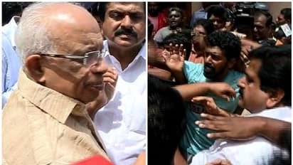 വലിയ തുറയിൽ പ്രതിഷേധം: മന്ത്രി കെ കൃഷ്ണൻകുട്ടിയെയും വിഎസ് ശിവകുമാറിനെയും തടഞ്ഞുവച്ചു