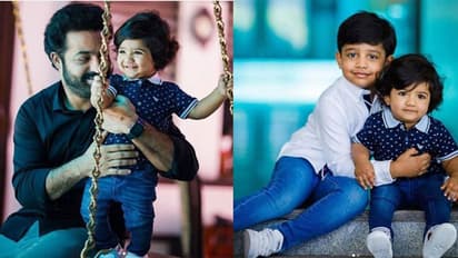 కొడుకుని చూసుకొని మురిసిపోతున్న ఎన్టీఆర్!