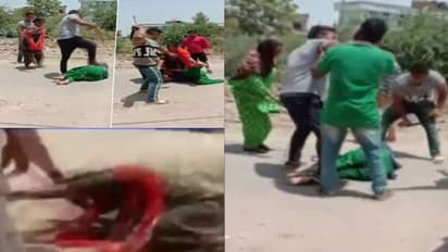 പണം തിരികെ നൽകിയില്ലെന്ന് ആരോപിച്ച് പഞ്ചാബിൽ യുവതിക്ക് കൗൺസിലറുടെ സഹോദരന്റെ ക്രൂര മര്ദ്ദനം- വീഡിയോ