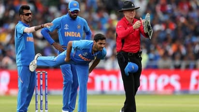 World Cup 2019: Bhuvneshwar Kumar limps off the field; ruled out of Pakistan match