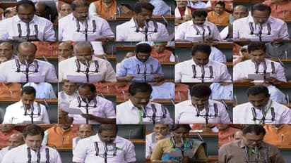 தமிழில் உறுதிமொழி எடுத்துக் கொண்ட தமிழக எம்.பிகள்... பாஜக எம்.பிகள் கடும் ஆத்திரம்..!