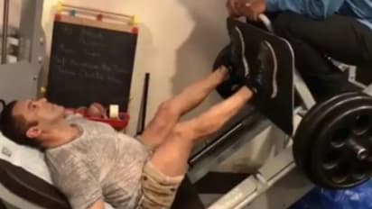 ബോഡിഗാര്ഡുകള്ക്കൊപ്പം വര്ക്കൗട്ട് ചെയ്യുന്ന സല്മാന് ഖാന്; വൈറലായി വീഡിയോ