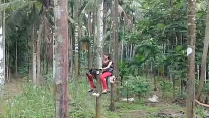 ಅಡಿಕೆ ಮರ ಏರಲು ಬಂತು ಹೈಟೆಕ್ ಯಂತ್ರ, ಭಟ್ಟರ ಸಂಶೋಧನೆಗೆ ಮಹೀಂದ್ರಾ ಮೆಚ್ಚುಗೆ