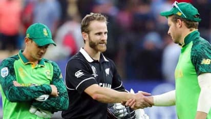 దక్షిణాఫ్రికా ఫీల్డర్ల మౌనం...ఔటైనా క్రీజును వదలని విలియమ్సన్