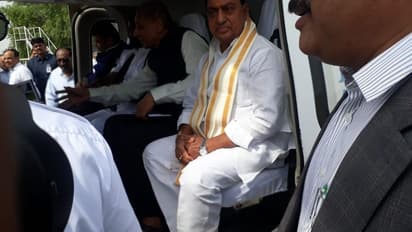 కాళేశ్వరం ప్రాజెక్టు: ఫడ్నవీస్, జగన్‌లకు ఘన స్వాగతం (ఫోటోలు)