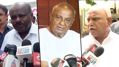Deve Gowda lashes out at BJP for questioning Karnataka CM Kumaraswamy’s US trip
