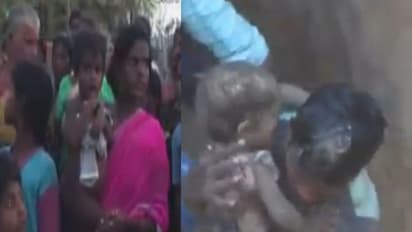 బోరుబావిలో పడ్డ చిన్నారులు: మోక్షిత మృతి