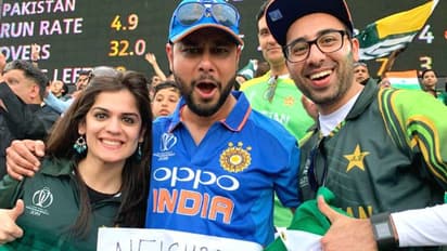 বিশ্বকাপে সম্প্রীতি! এই ভারতীয় সমর্থক গলা ফাটালেন পাকিস্তানের হয়ে