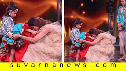 ಸೂಪರ್ ಡ್ಯಾನ್ಸರ್' ವಿನ್ನರ್ ಕಾಲಿಗೆ ಮುತ್ತಿಟ್ಟ ನಟಿ; ಫೋಟೋ ವೈರಲ್