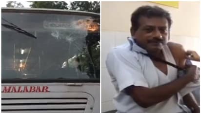 കര്ണാടകയില് കെഎസ്ആര്ടിസി ബസിന് നേരെ കല്ലേറ്; ഡ്രൈവര്ക്ക് പരിക്ക്