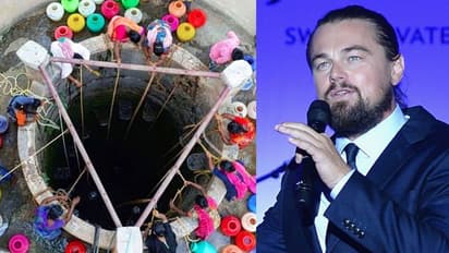 വറ്റാറായ കിണറ്റില്‍ നിന്ന് വെള്ളം കോരുന്ന സ്ത്രീകള്‍; ചെന്നൈയുടെ ദുരിതം ലോകത്തെ അറിയിച്ച് ഡികാപ്രിയോ