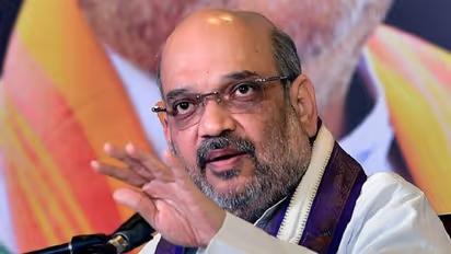 Amit Shah visits family of terror attack victim inspector Arshad Khan in Srinagar