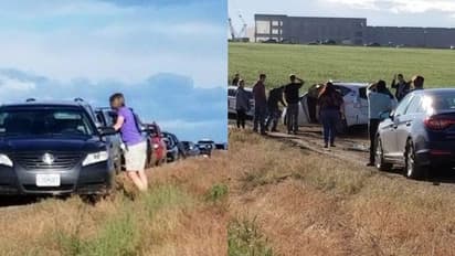 ഗൂഗിൾ മാപ് ചതിച്ചു: നൂറോളം ഡ്രൈവർമാർ ചളിയിൽ കുടുങ്ങി