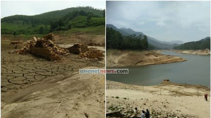 ഡാമിനുള്ളില് ഒളിഞ്ഞിരുന്ന ഗ്രാമം; വെള്ളം വറ്റിയതോടെ അത്ഭുതമായി മാട്ടുപ്പെട്ടി ഡാം