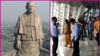 സര്ദാര് പ്രതിമയില് ചോര്ച്ച: മഴയില് നനഞ്ഞ് സന്ദര്ശകര്; വിശദീകരണം ഇങ്ങനെ