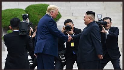 'സമാധാനത്തിന്റെ ഹസ്തദാനം': സൈനിക വിമുക്തമേഖലയിൽ ട്രംപ് - കിം കൂടിക്കാഴ്ച