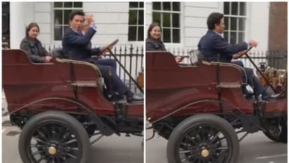 119 വര്ഷം പഴക്കമുള്ള കാറോടിച്ച് സച്ചിന്; വീഡിയോ വൈറല്