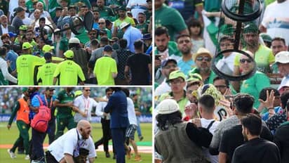 చిచ్చు పెట్టిన విమానం: గ్రౌండ్లోనే కొట్టుకున్న పాక్-ఆఫ్గన్ ఫ్యాన్స్