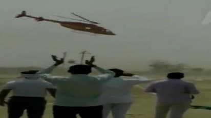 ಗಾಳಿಯಲ್ಲಿ ಗಿರ ಗಿರನೇ ಗಿರಕಿ ಹೊಡೆದ ಕಾಪ್ಟರ್: ಬಿಜೆಪಿ MP ಪ್ರಾಣಾಪಾಯದಿಂದ ಪಾರು