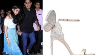 ചിത്രശലഭം പോലെ ആകാശ് അംബാനിയുടെ ഭാര്യയുടെ ചെരുപ്പ്; വില എത്രയെന്ന് സോഷ്യല് മീഡിയ