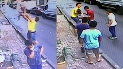 ಮಹಡಿಯಿಂದ ಬಿದ್ದ ಮಗುವನ್ನು ಕ್ಯಾಚ್ ಹಿಡಿದ ಯುವಕ!, ಸಿಸಿಟಿವಿಯಲ್ಲಿ ಸೆರೆಯಾಯ್ತು ದೃಶ್ಯ!