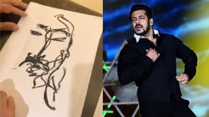 বাহবা নয়, ছবি এঁকে এবার ট্রোলড হলেন সলমন খান