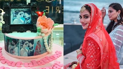 রথের বিকেলেই কলকাতার বুকে চাঁদের হাট, নুসরতের রিসেপশন উপলক্ষ্যে উপহার কেক