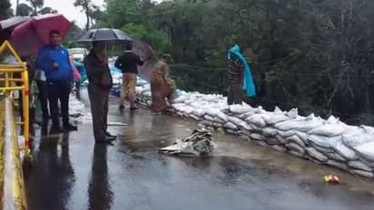 ಮಂಗಳೂರು - ಮಡಿಕೇರಿ ಹೆದ್ದಾರಿಯಲ್ಲಿ ಬಿರುಕು : ವಾಹನ ಸವಾರರ ಆತಂಕ !