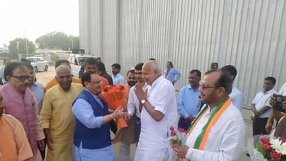 कार्यकारी अध्यक्ष बनने के बाद पहली बार लखनऊ पहुंचे जेपी नड्डा