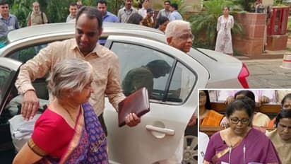 संसद में वित्तमंत्री से मिलने पहुंचे उनके पेरेंट्स, ये हैं उनसे जुड़े फैक्ट्स