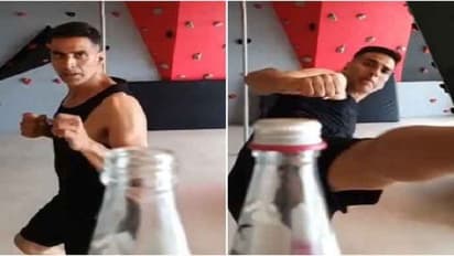 अक्षय के बॉटल कैप चैलेंज में अब सुष्मिता और शर्लिन भी हुई शामिल