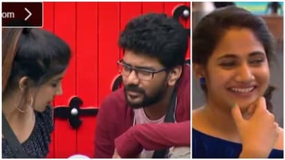 நீயும் ஏதாவது கேளு..! லாஸ்லியாவிடம் நூல் விட்டு சாக்ஷியை கடுப்பேற்றும் கவின்!