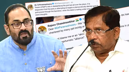 Rajeev Chandrasekhar gives befitting reply to Karnataka Congress over 'aircraft' allegations
